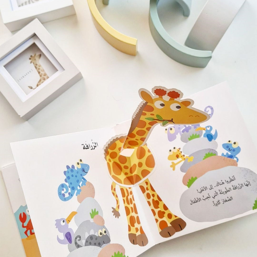 تعلم مع الاشكال الظاهرة دار الربيع - arabische Kinderbücher yoyo books pop up Buch arabisch lernen