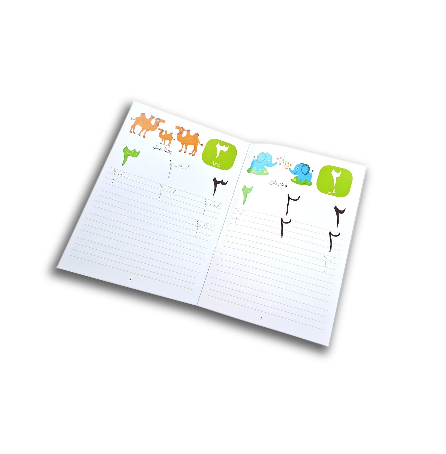 Schreiben und Wischen - Arabische Zahlen / أكتب و امسح الأرقام العربية