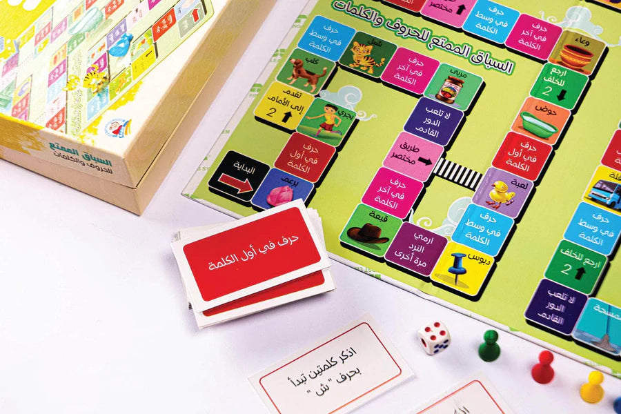 Das große Buchstaben- & Wörterrennen